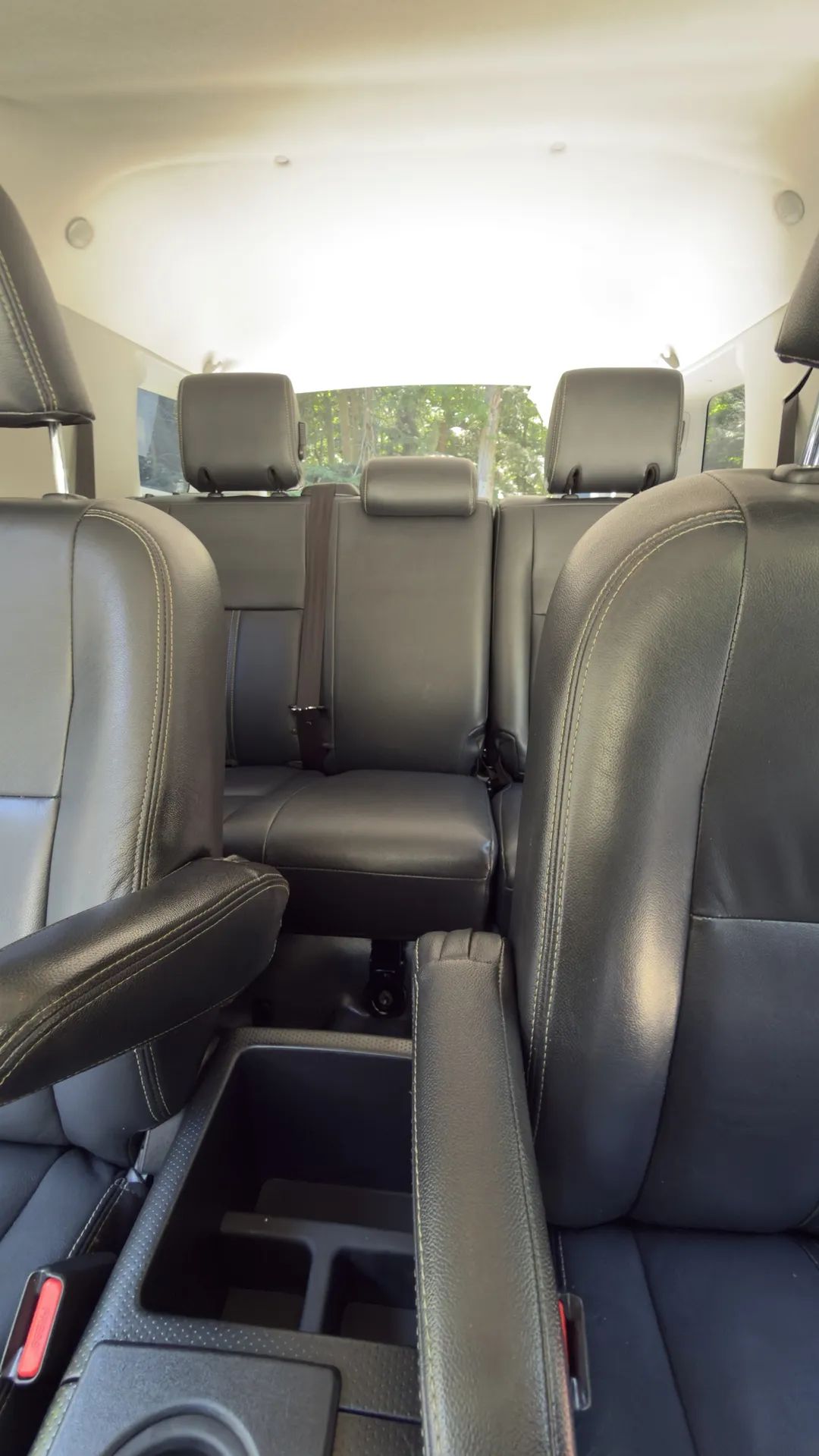 Toyota FJ Cruiser rear seats after an interior detail