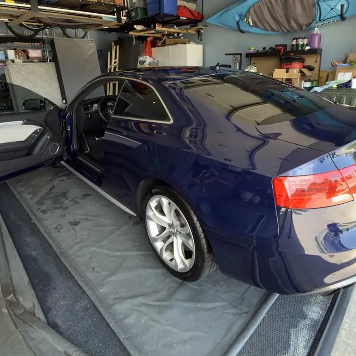 Audi S5 rear after detailing