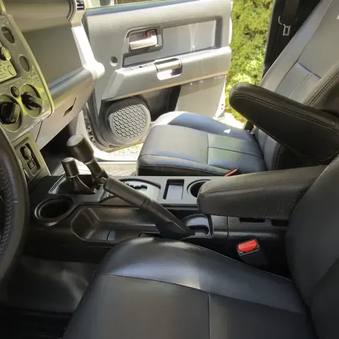 Toyota FJ Cruiser front seat after interior detailing