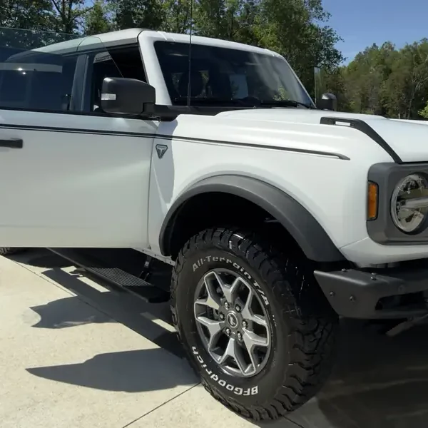 Ford Bronco after a full detail